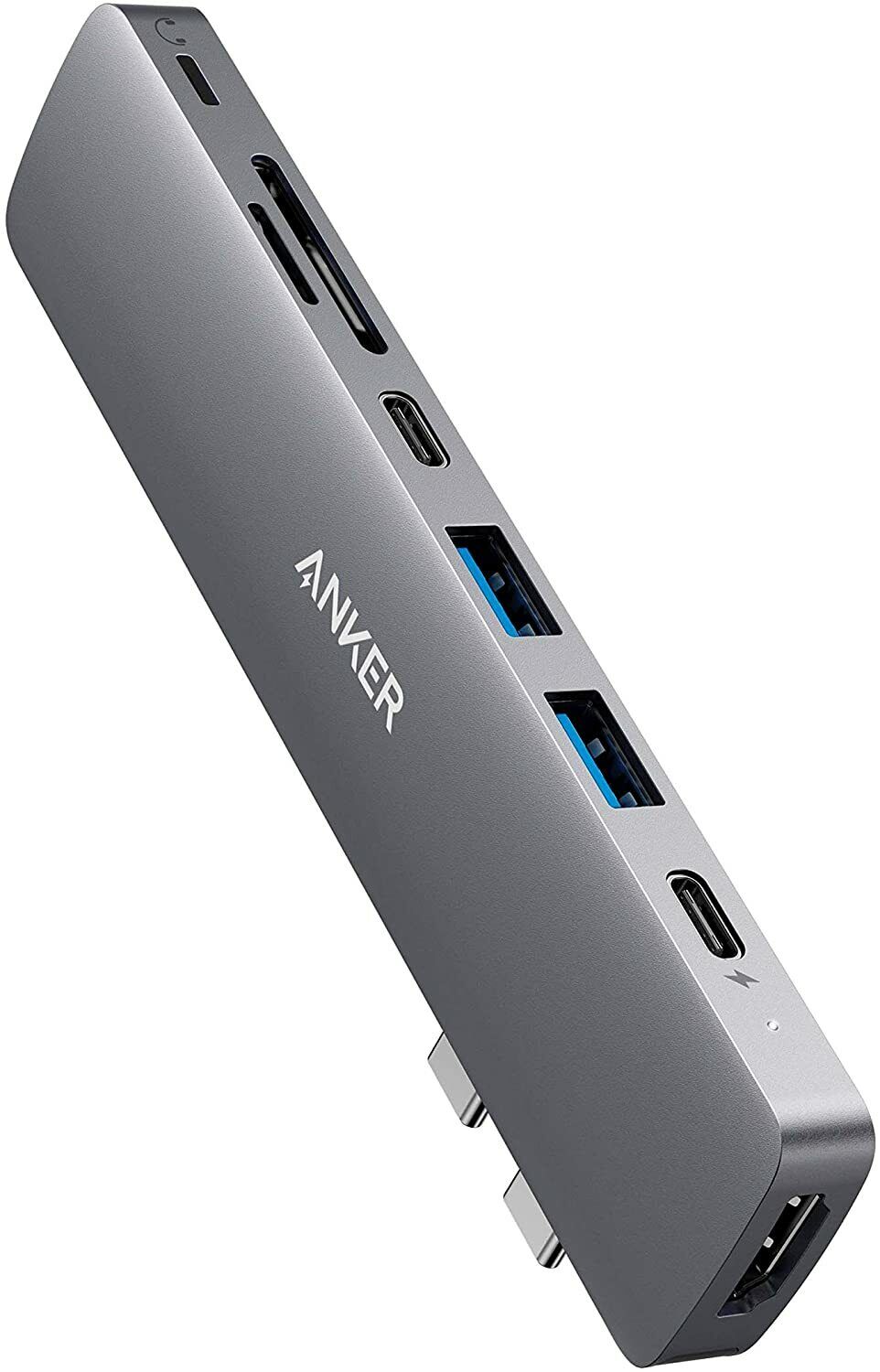 Anker 8-in-2 USB C Hub Adapter Splitter Thunderbolt 3 Port 4K HDMI for MacBook