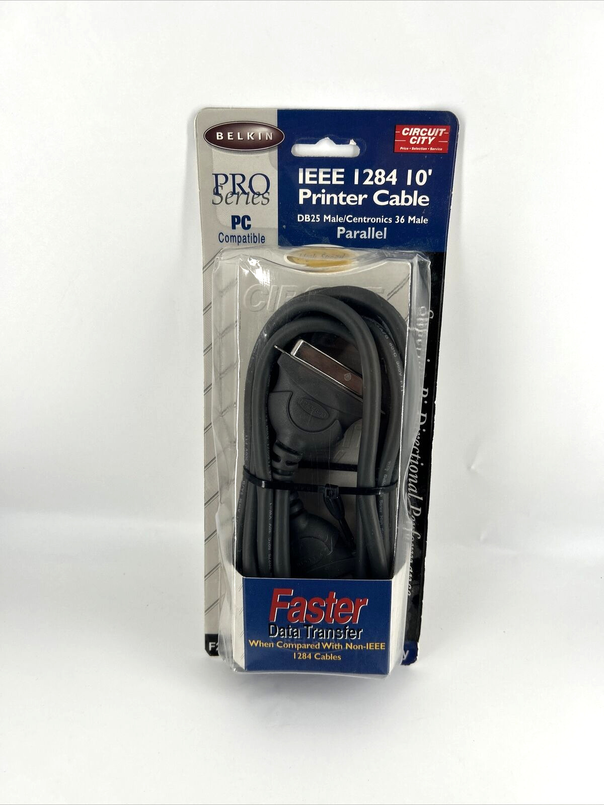 Belkin Pro Series Printer Cable IEEE I284 DB25 Male/36 Male PC Compatible NEW