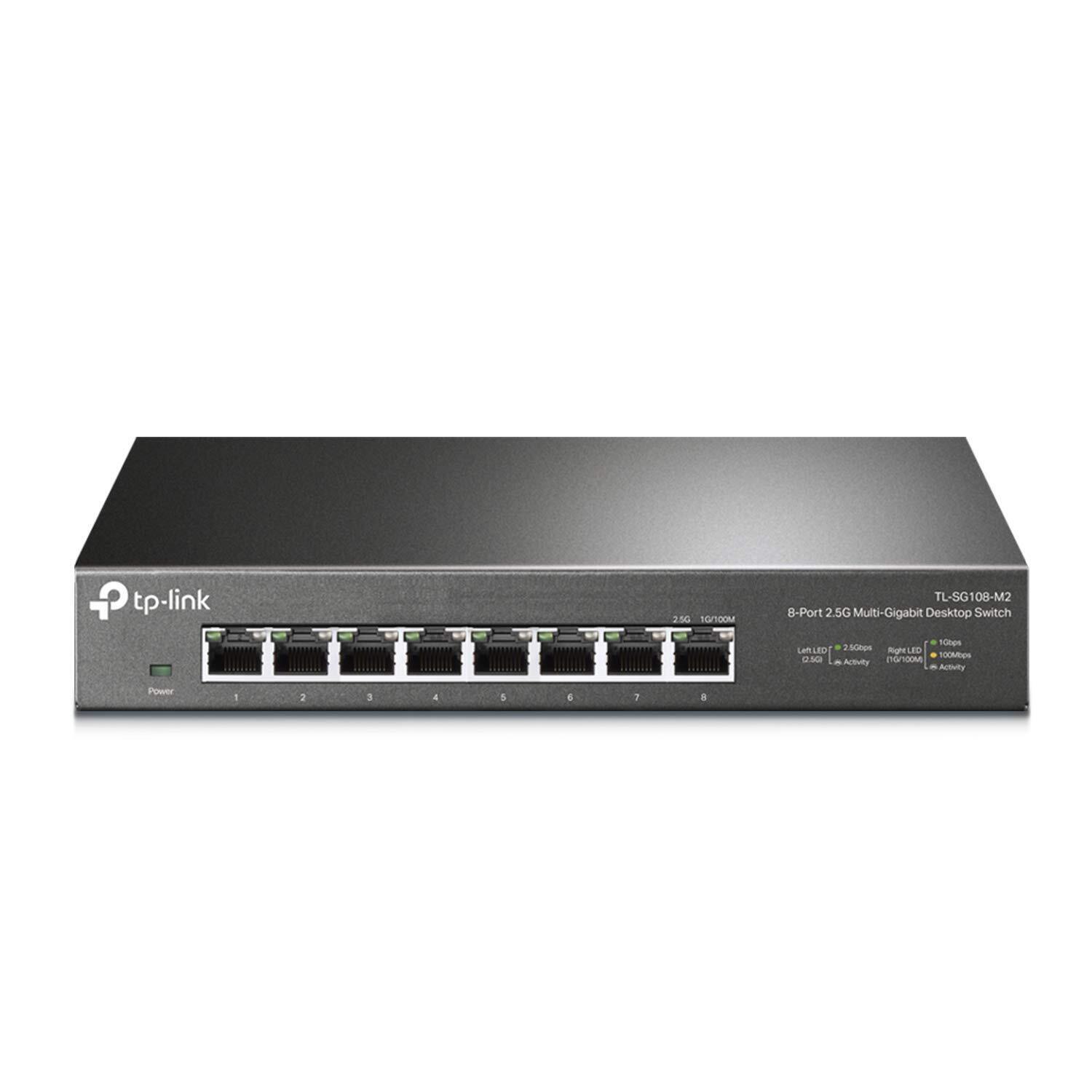 TP-Link TL-SG108-M2 | 8 Port Multi-Gigabit Unmanaged Network Switch, Ethernet
