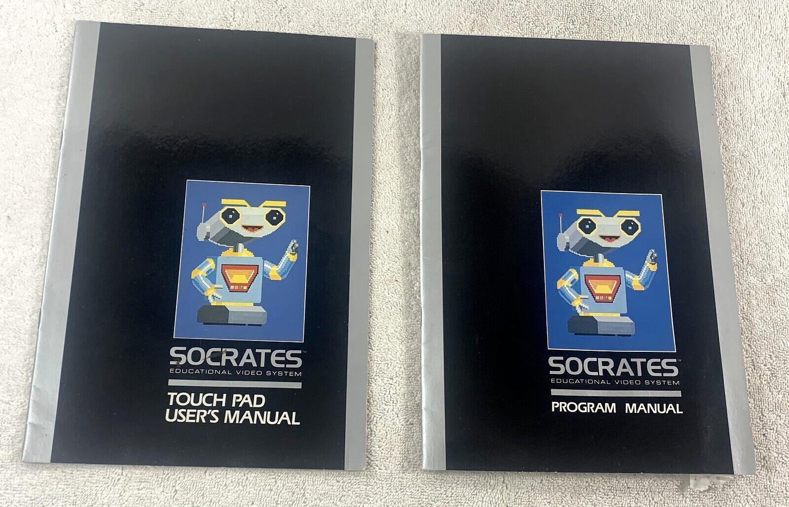 Socrates Educational Video System Program & Touch Pad Manual 1988 - READ