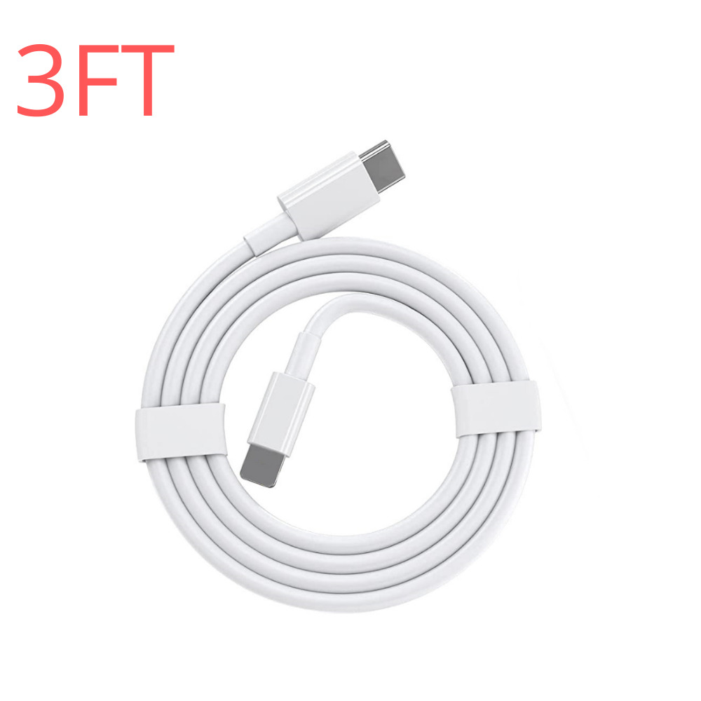 USB-C PD Fast Charger Cable Lot Cord Type USB C For iPhone 14 13 12 11 Pro Max X