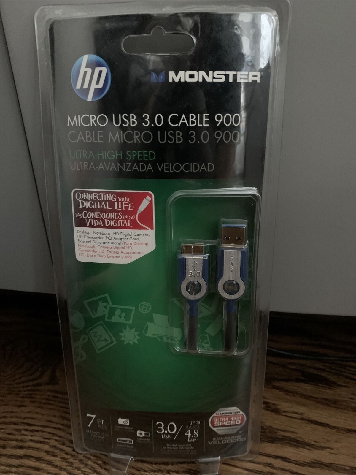HP Monster Micro USB 3.0 Cable 900 New