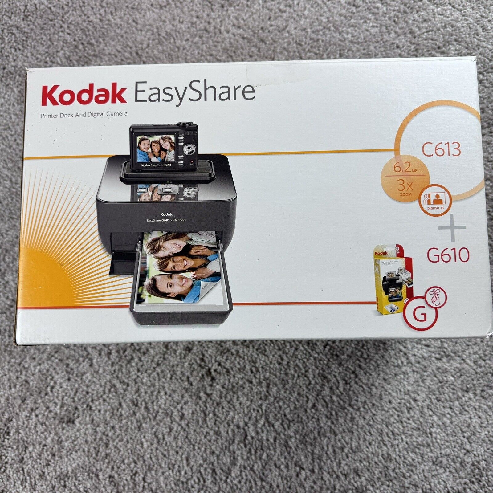 Kodak EasyShare Printer Dock G610 Digital Photo Thermal Printer Only NO Camera