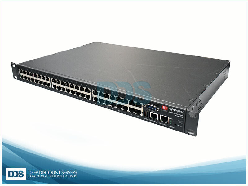 IM4248-2-DAC-X2 OpenGear Infrastructure Manager 48 Serial ports Cisco Straight
