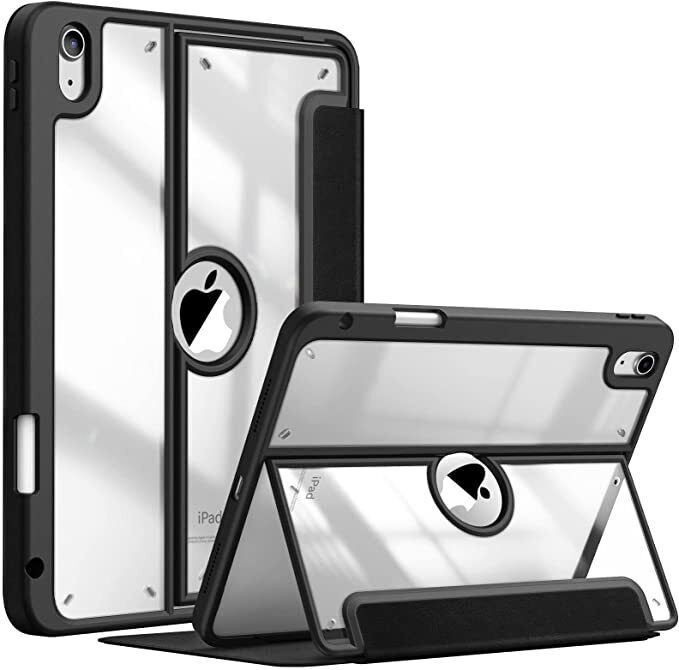 Clear Case for iPad 10th Gen 10.9 Inch (2022) Multiple Angles Viewing TPU Cover