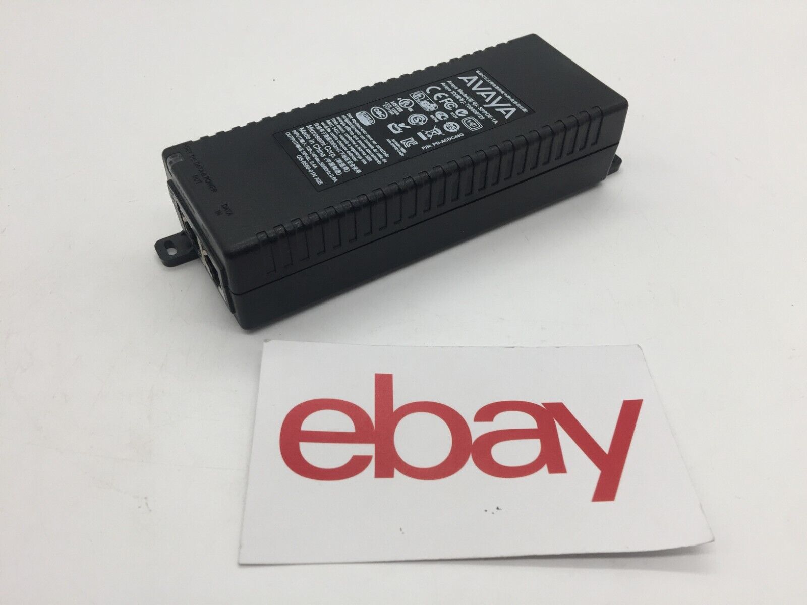 Avaya SPPOE-1A IP Phone PoE Power Injector Supply w/o Power Cable FREE S/H