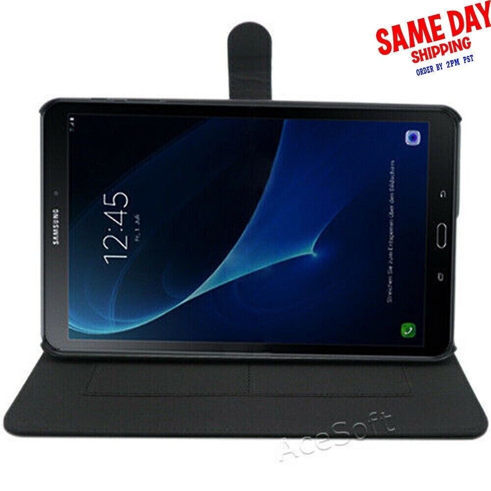 Ultra Slim PU Leather Folio Stand Case Cover for Samsung Galaxy Tab A 10.1 T587P