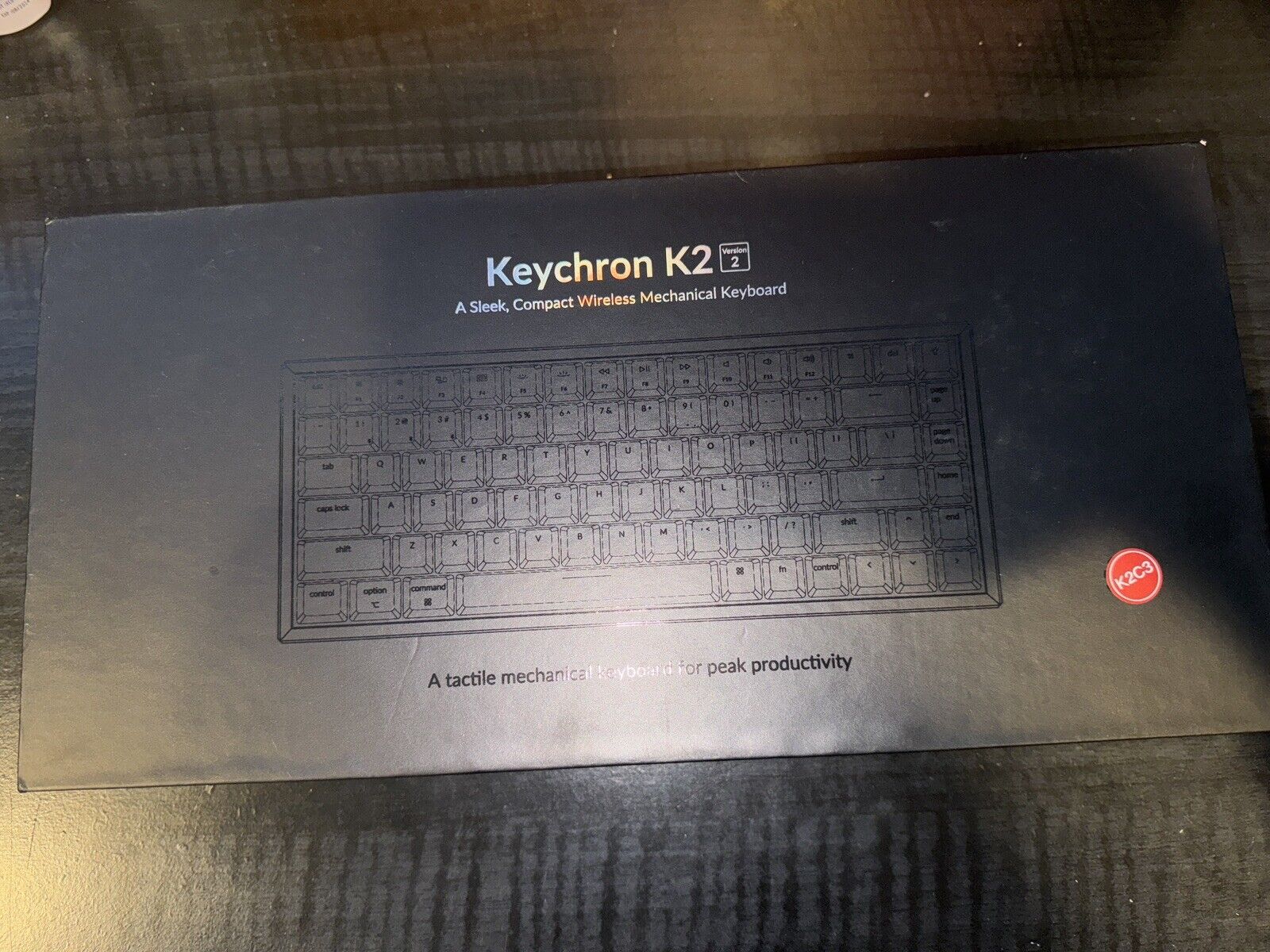 Keychron K2 V2 Wireless/Bluetooth/USB Mechanical Keyboard, Mac/Windows