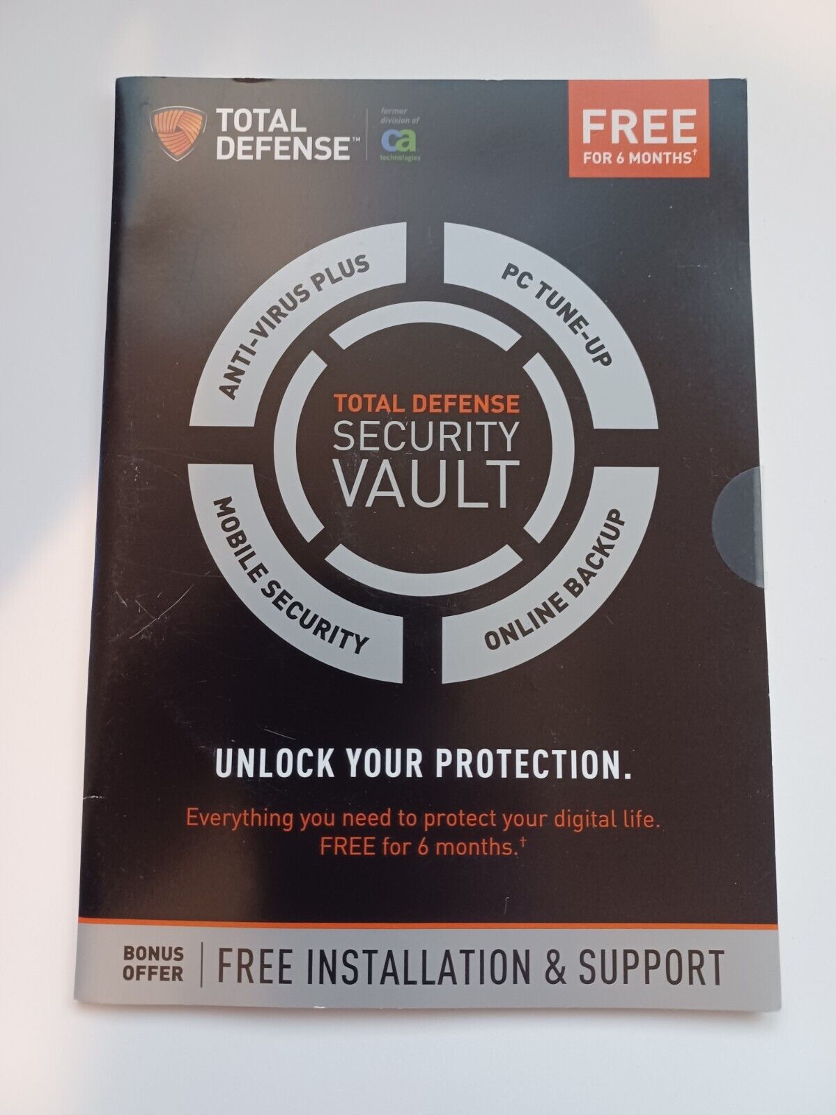 Total Defense Security Vault- 6 months included