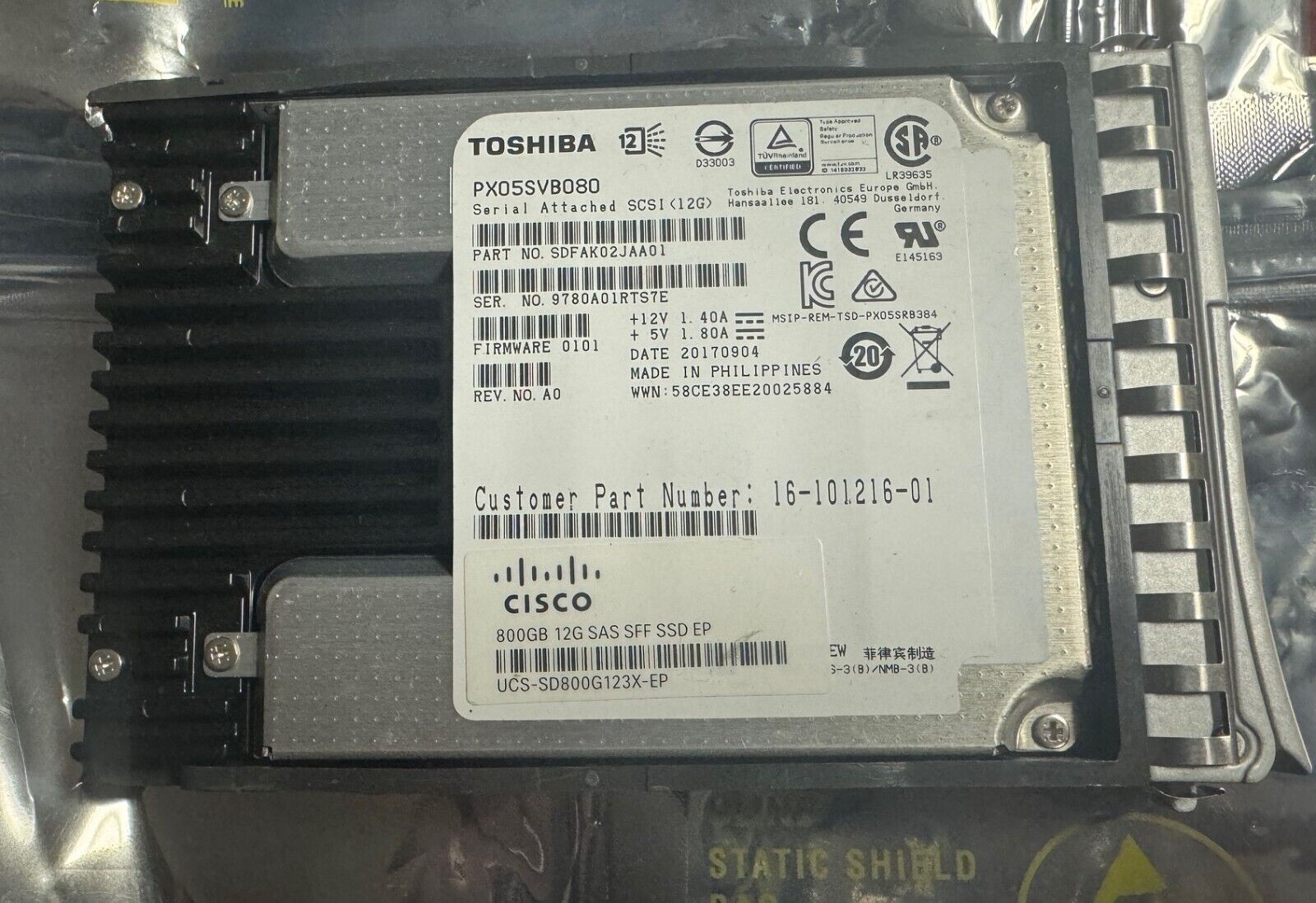 Cisco UCS-SD800G123X-EP 800GB SSD SAS 12Gb/s 2.5\'\' Internal SFF SSD EP