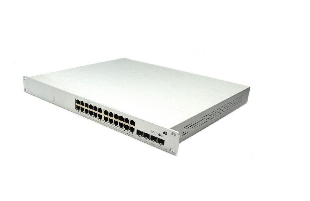 Cisco Meraki MS22P-HW MS22P 24 Ports PoE GE Switch - UNCLAIMED  1 Year Warranty
