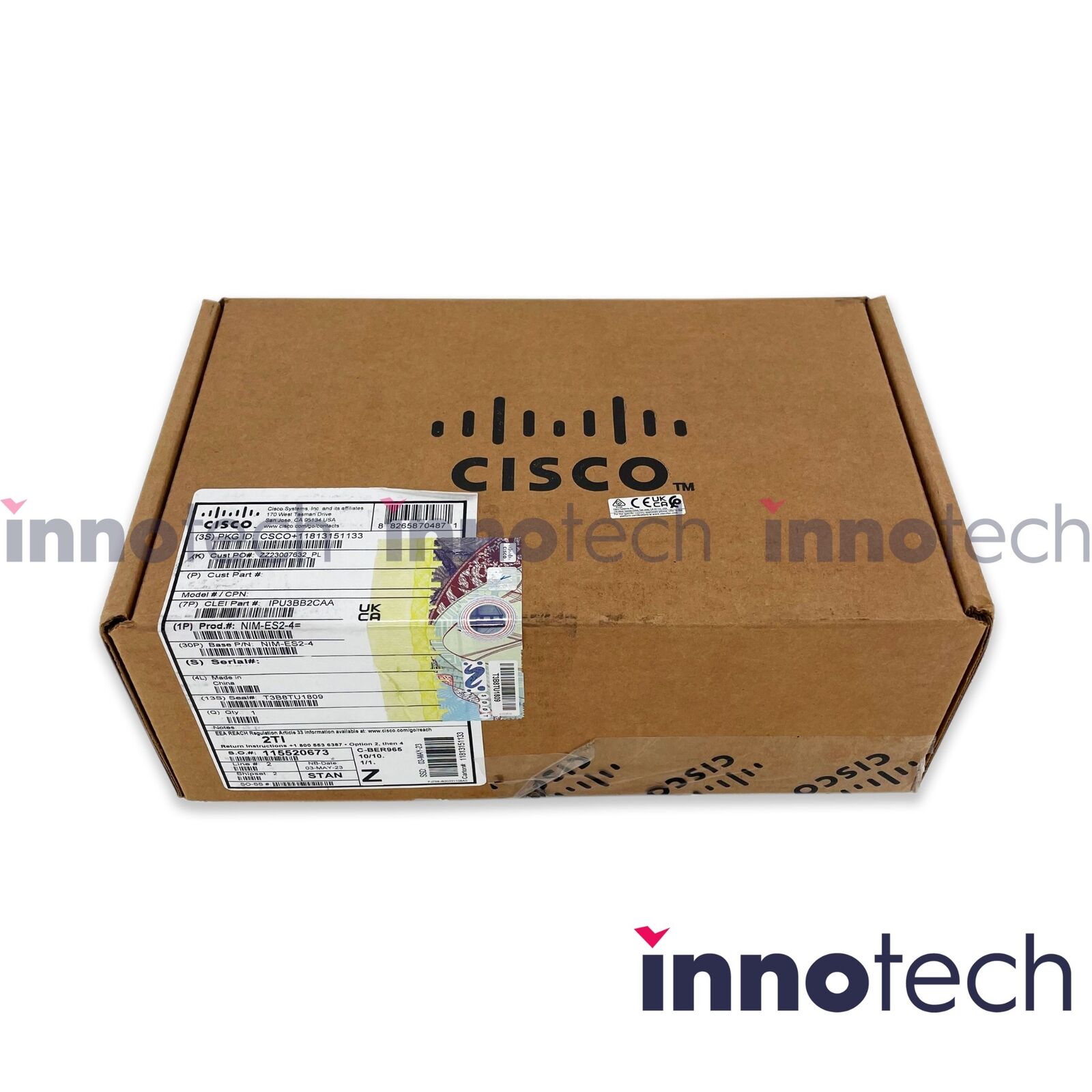 Cisco NIM-ES2-4 4 Port Layer 2 Gigabit Ethernet Lan Module New Sealed