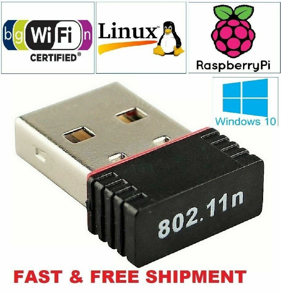 New Realtek Mini USB Wireless 802.11B/G/N LAN Card WiFi Network Adapter RTL8188