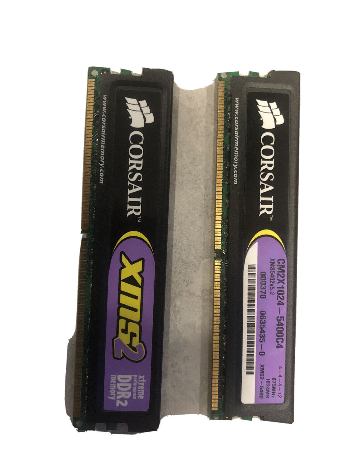   Corsair Platinum  1GB x 2 DDR2 675MHZ  DESKTOP MEMORY 240PIN CM2X1024-5400C4