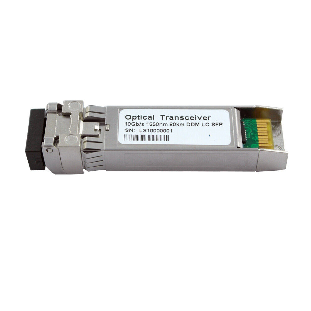 Fully Compatible 10G  SFP ZR SFP+Module Transceiver 1550nm SMF 80km LC Dupelx