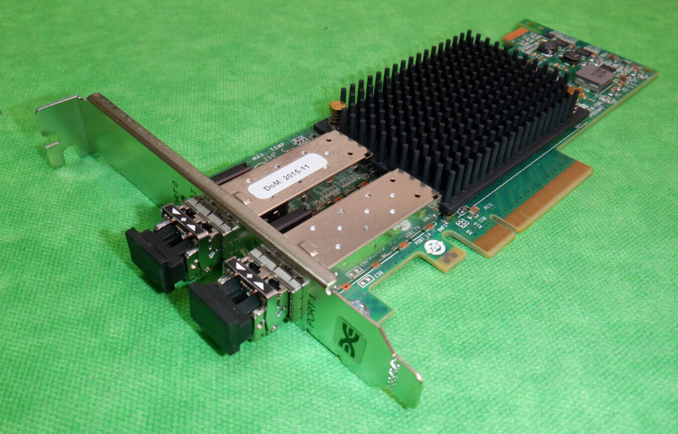EMC LPE16002B-E EMULEX  16GB FIBRE CHANNEL 2P PCI-E  ADAPTER HIGH 2x 16GB  @24