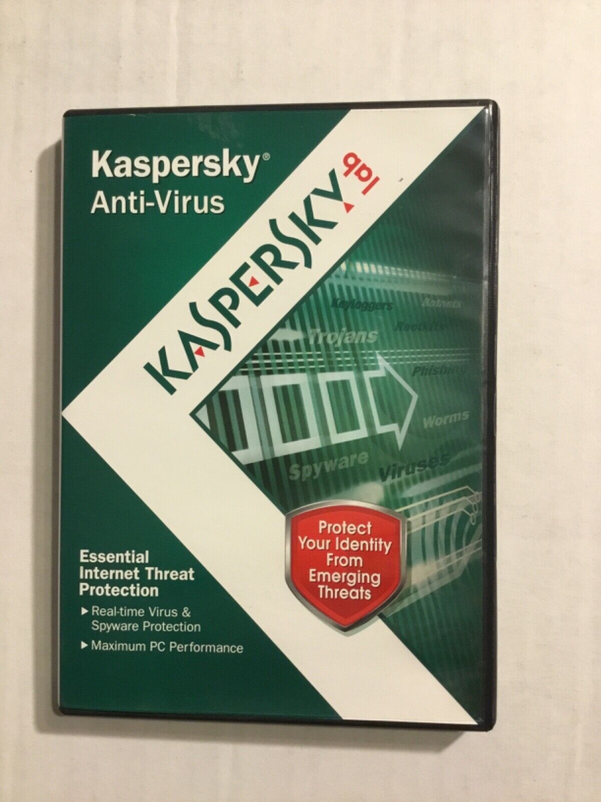 Kaspersky Lab Anti Virus 2010 Utility Program, Windows 7 Vista XP w/K# LN