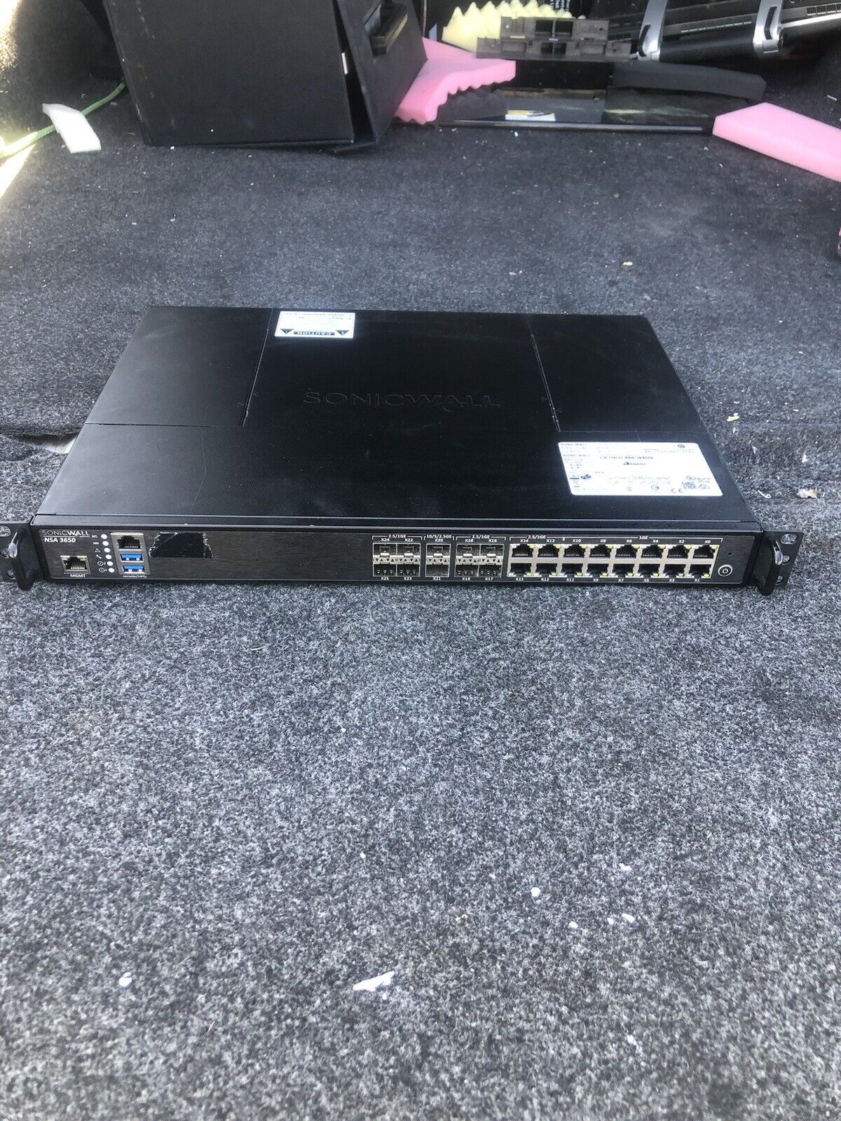 SonicWall NSA 3650 Network Security/Firewall Appliance - Transfer Unknown