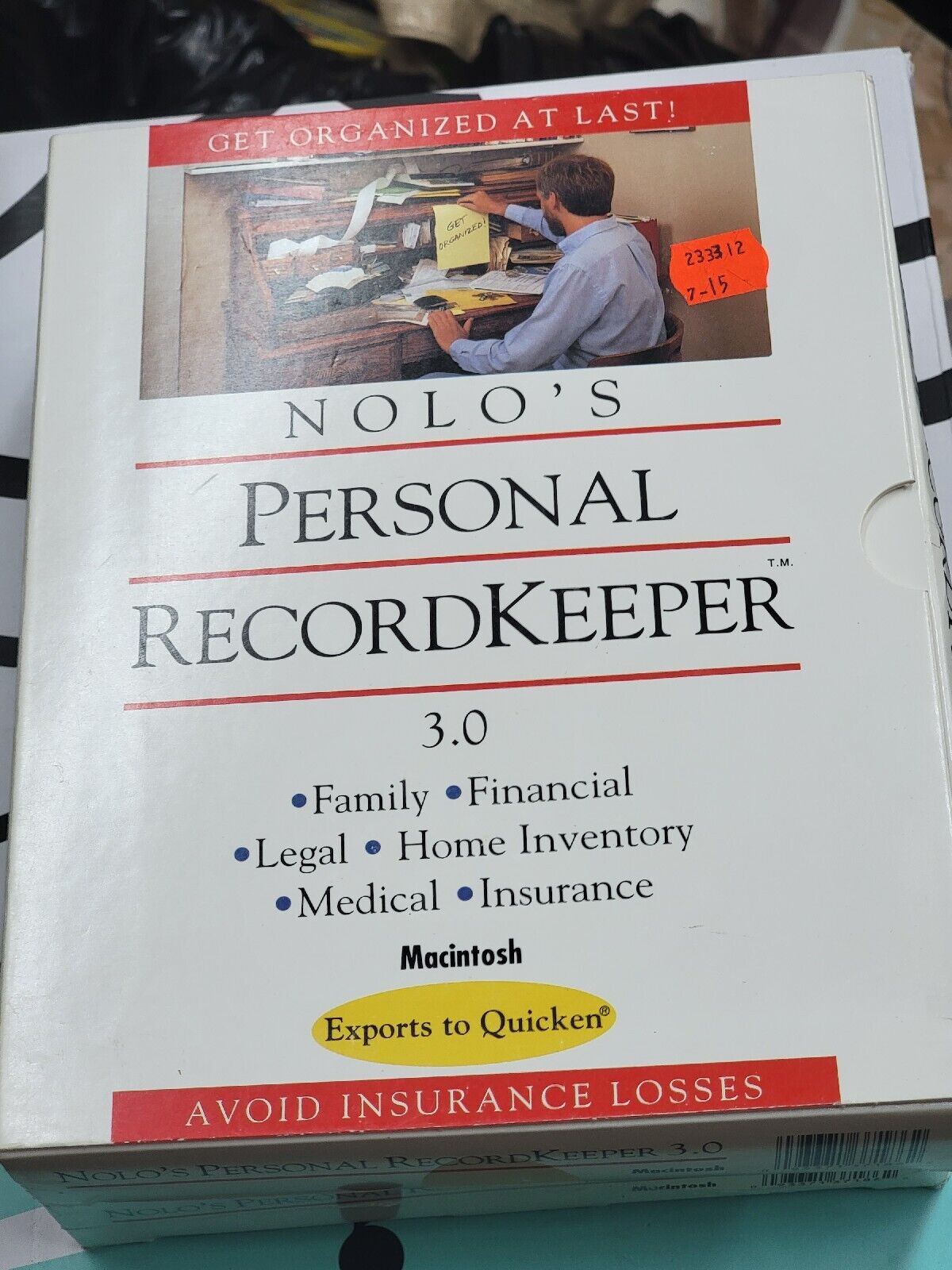 Nolo’s Personal Record Keeper Software Version 3.0