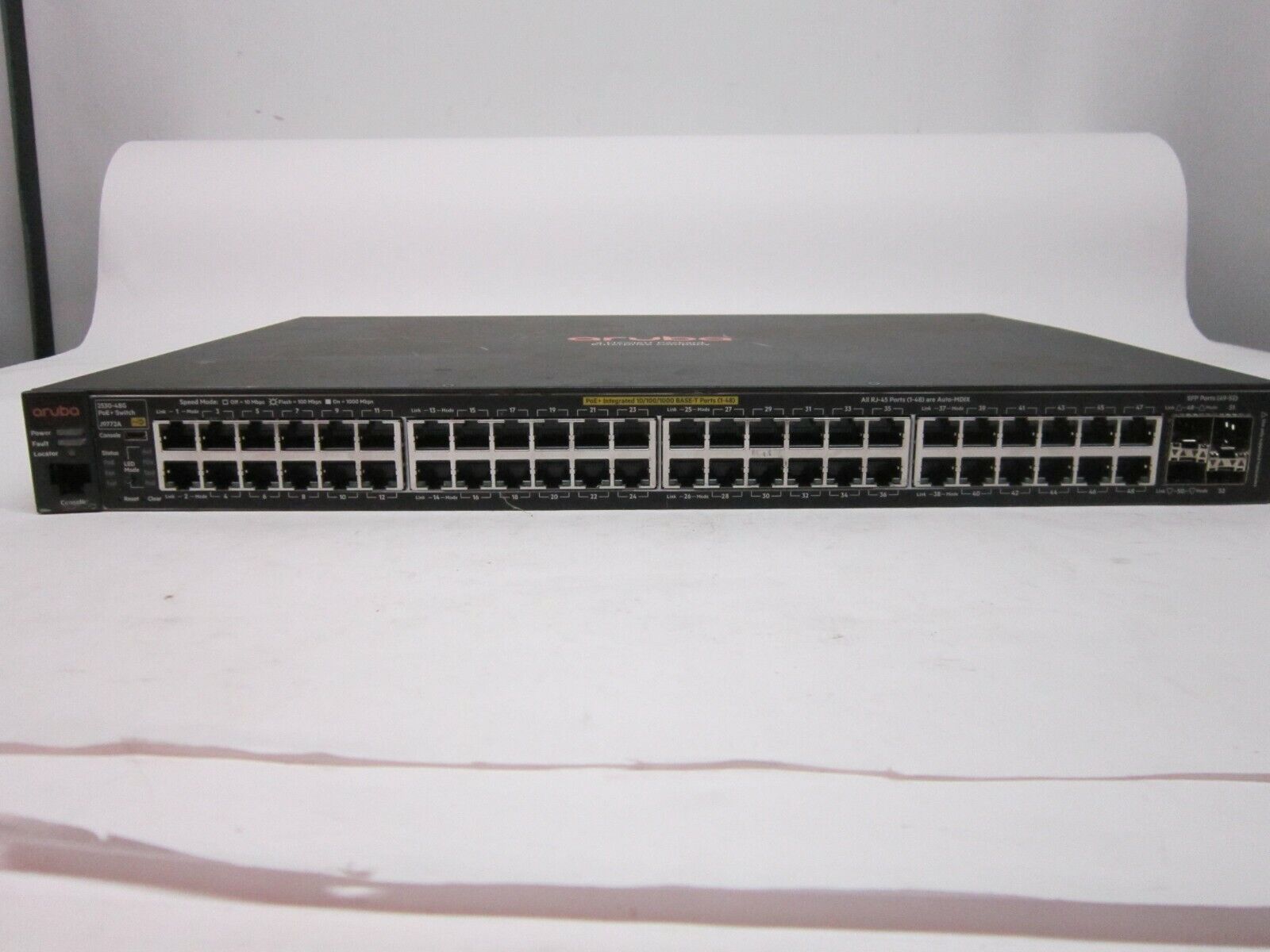 HP Aruba 2530-48G POE+ Switch J9772A  - READ