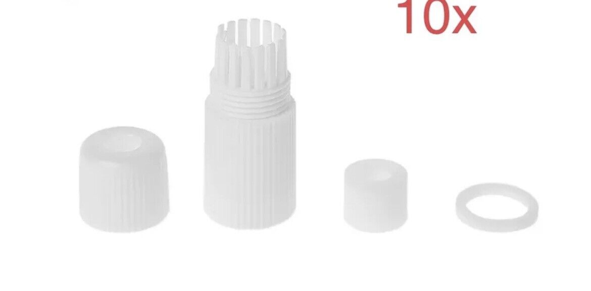 10 Pcs RJ45 Waterproof IP Camera Connector Cap Covers for Outdoor Network Camera