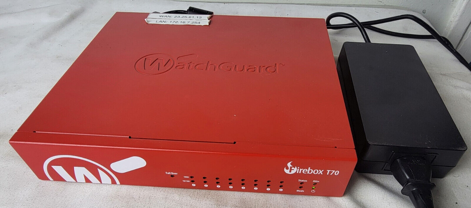 Watchguard Firebox T70 Network Security/Firewall With Power Adapter cord K42