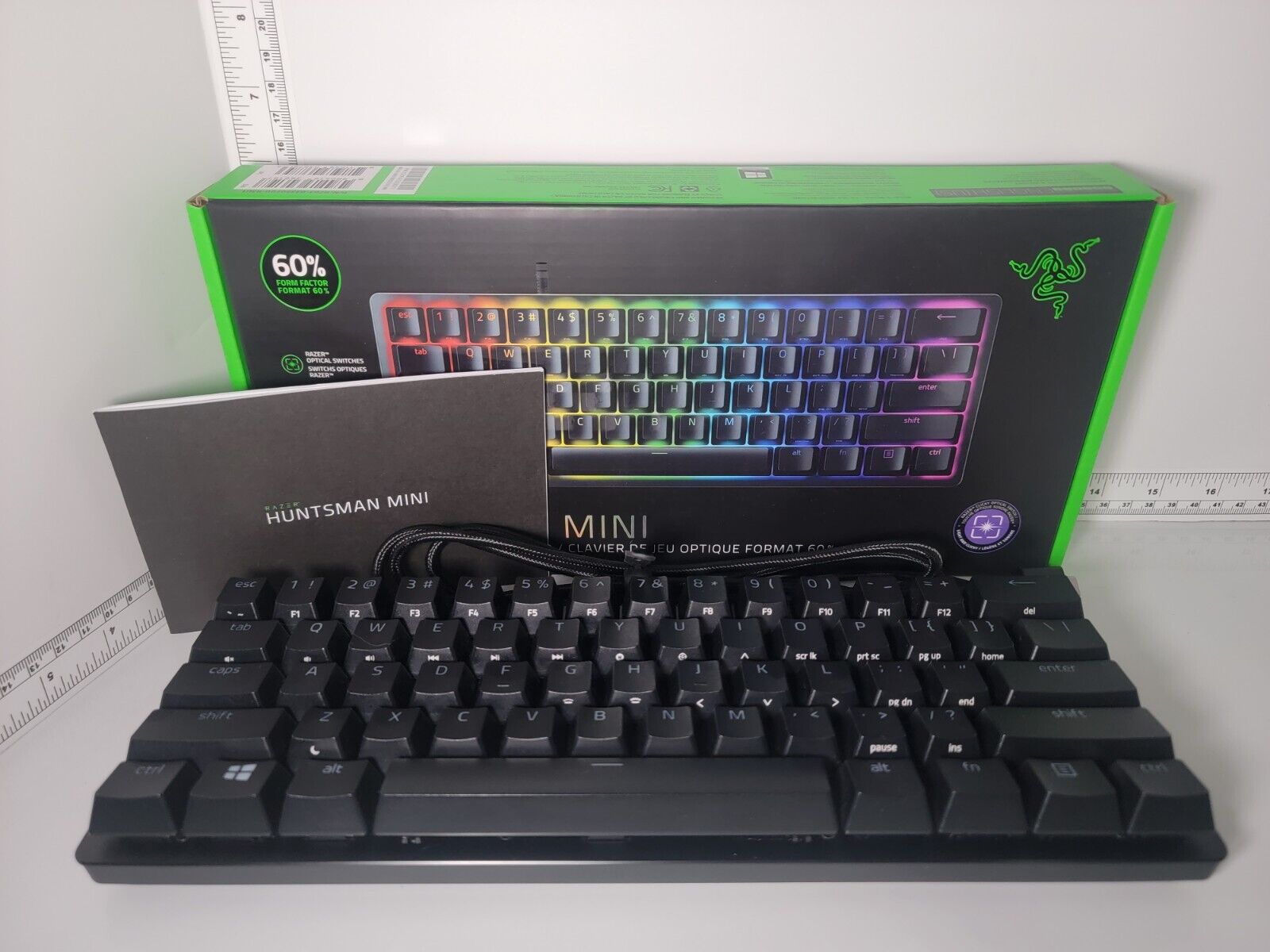 Razer Huntsman Mini, Gaming Keyboard RGB Lighting w/ Optical Switches