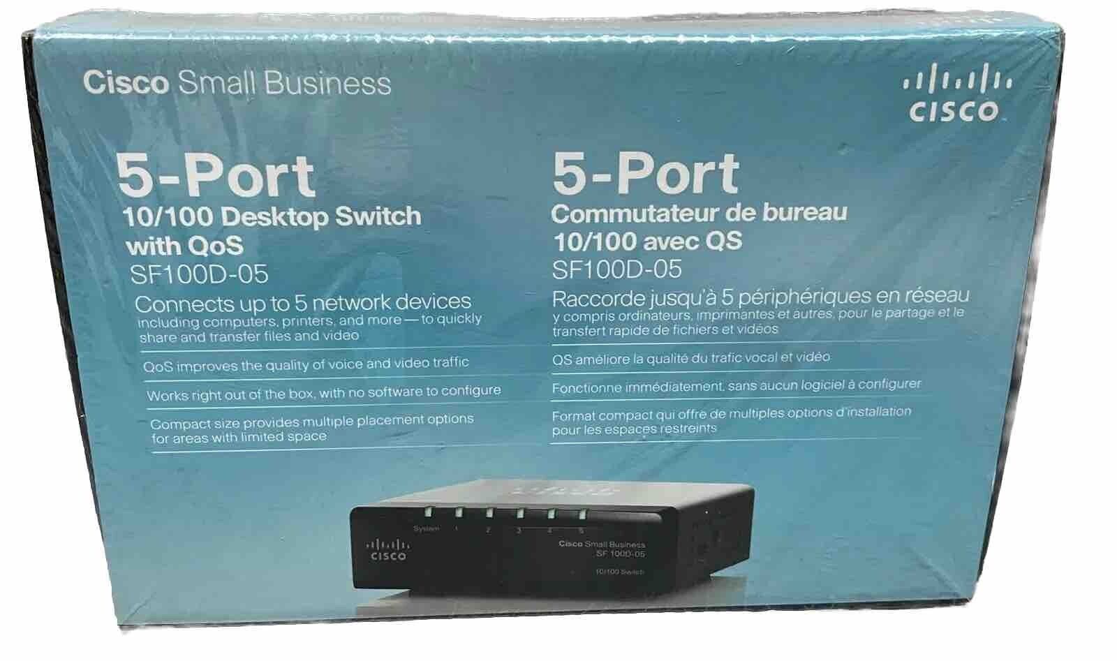 Cisco  Small Business 100 Series Unmanaged (SD205T-NA) 5-Ports External Switch