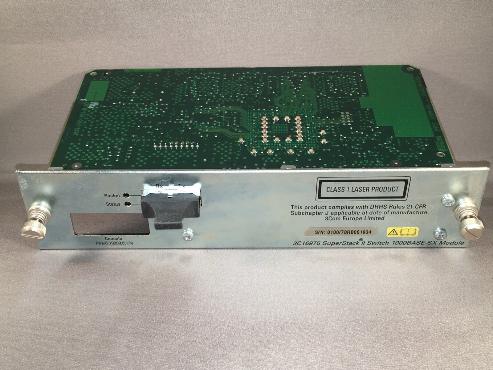 3Com 3C16975 SuperStack II SSII Switch 1000Base-SX Module- 1697-560-000 (NEW)