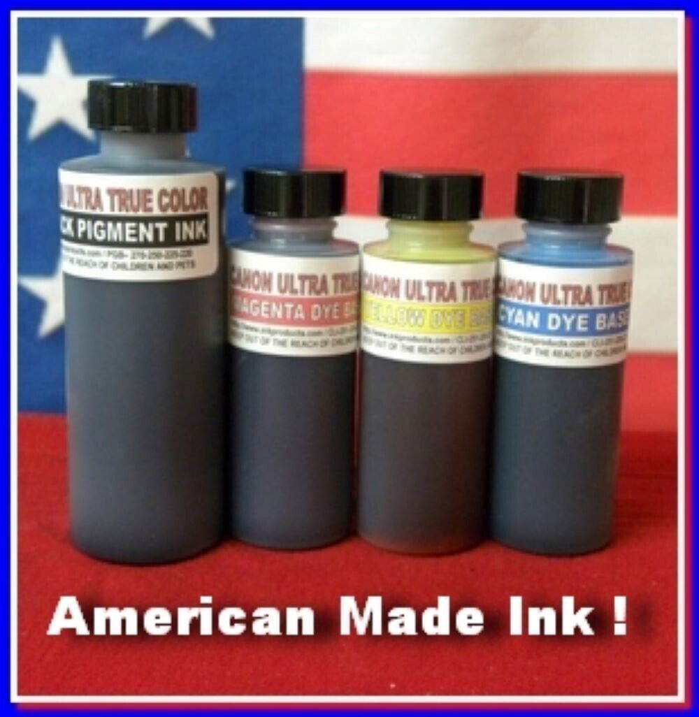 Compatible Ink For GI-23, GI-290, GI-20 and GI-21 Cyan,  Magenta, Yellow, Black