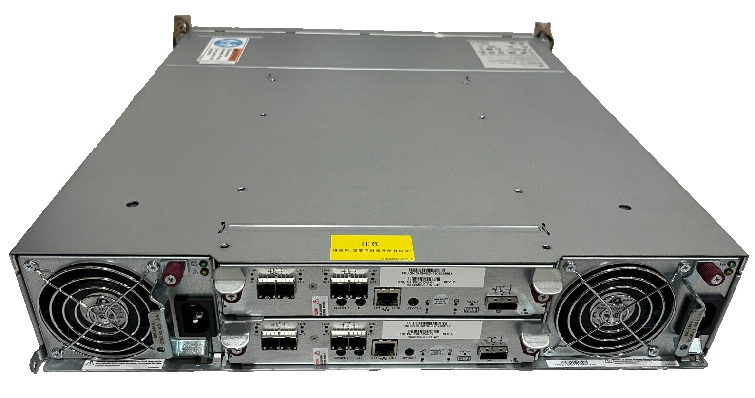 Seagate AssuredSan D4524 2x FRUCC06-01 12Gbps SAS Controllers 17x 600GB Exos DBB