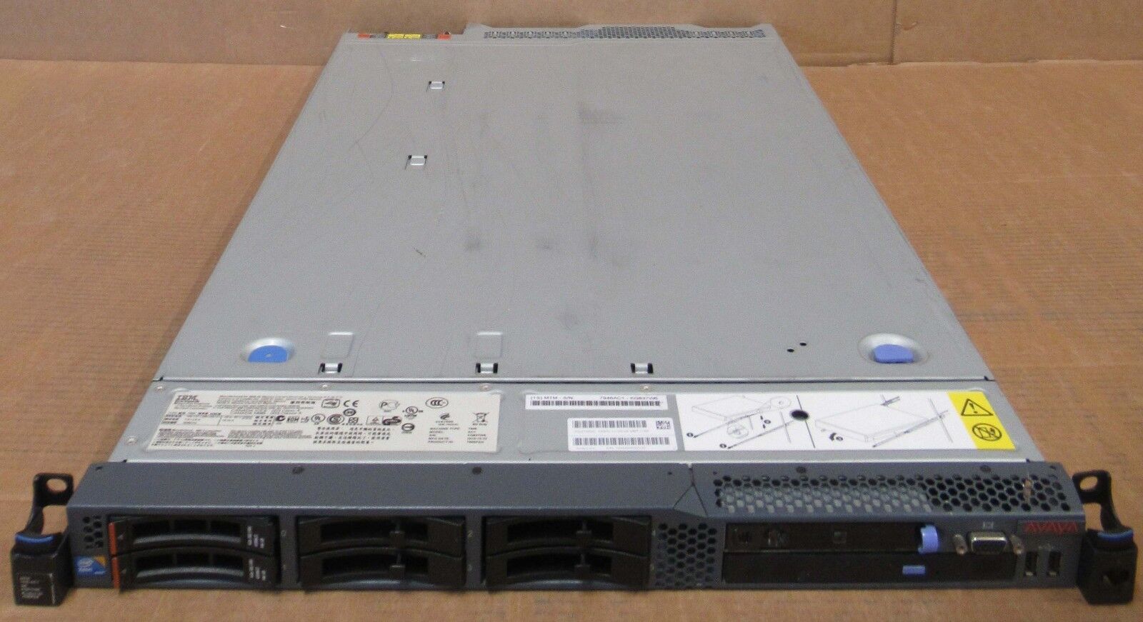 IBM Avaya 7946-AC1 6-Bay Quad-Core Xeon E5520 2.26GHz 292GB 12GB 1U Server 