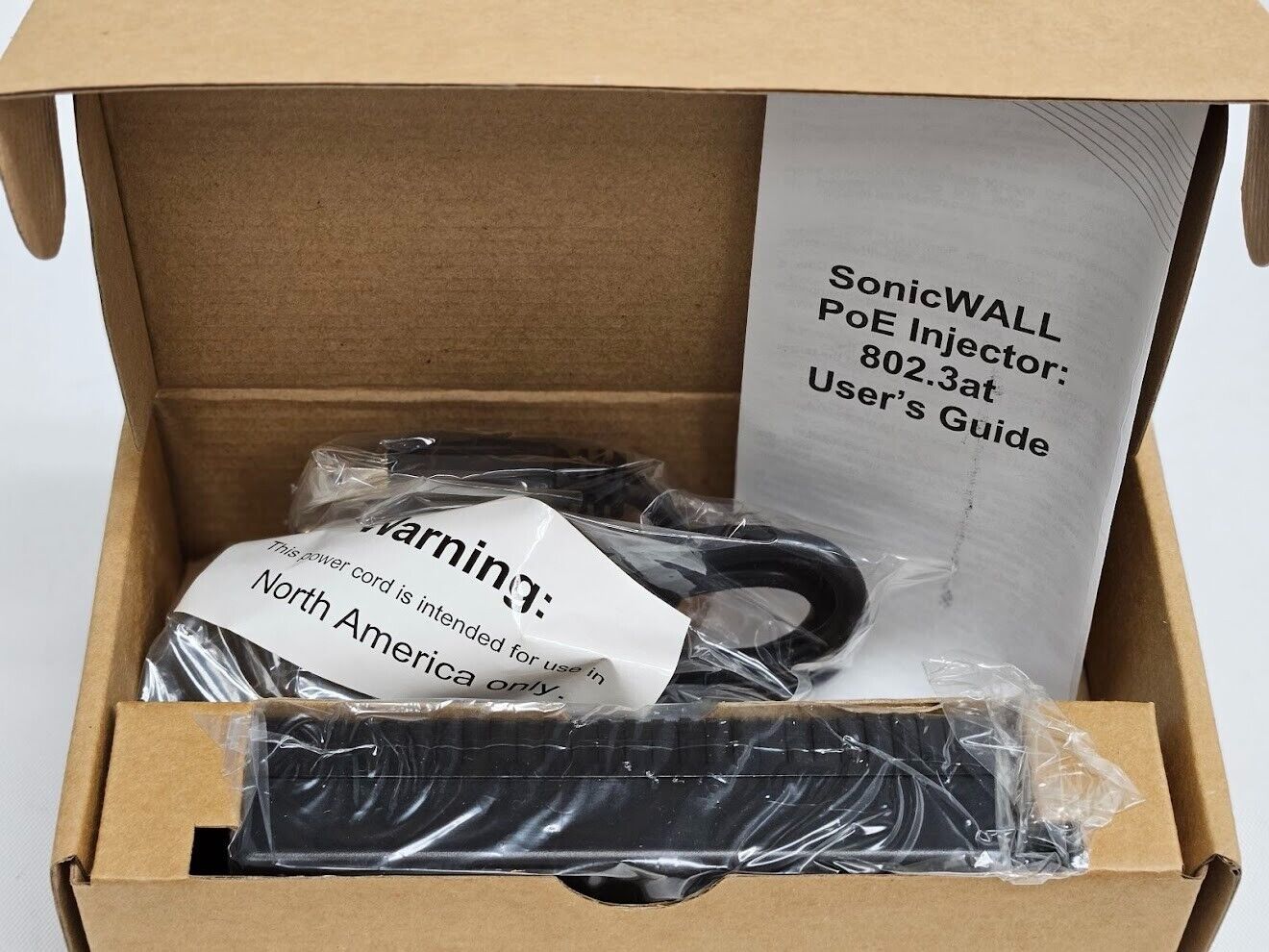 ***GREAT*** SONICWALL NEW IN BOX #01-SSC-5545 AT GIGABIT POE INJECTOR