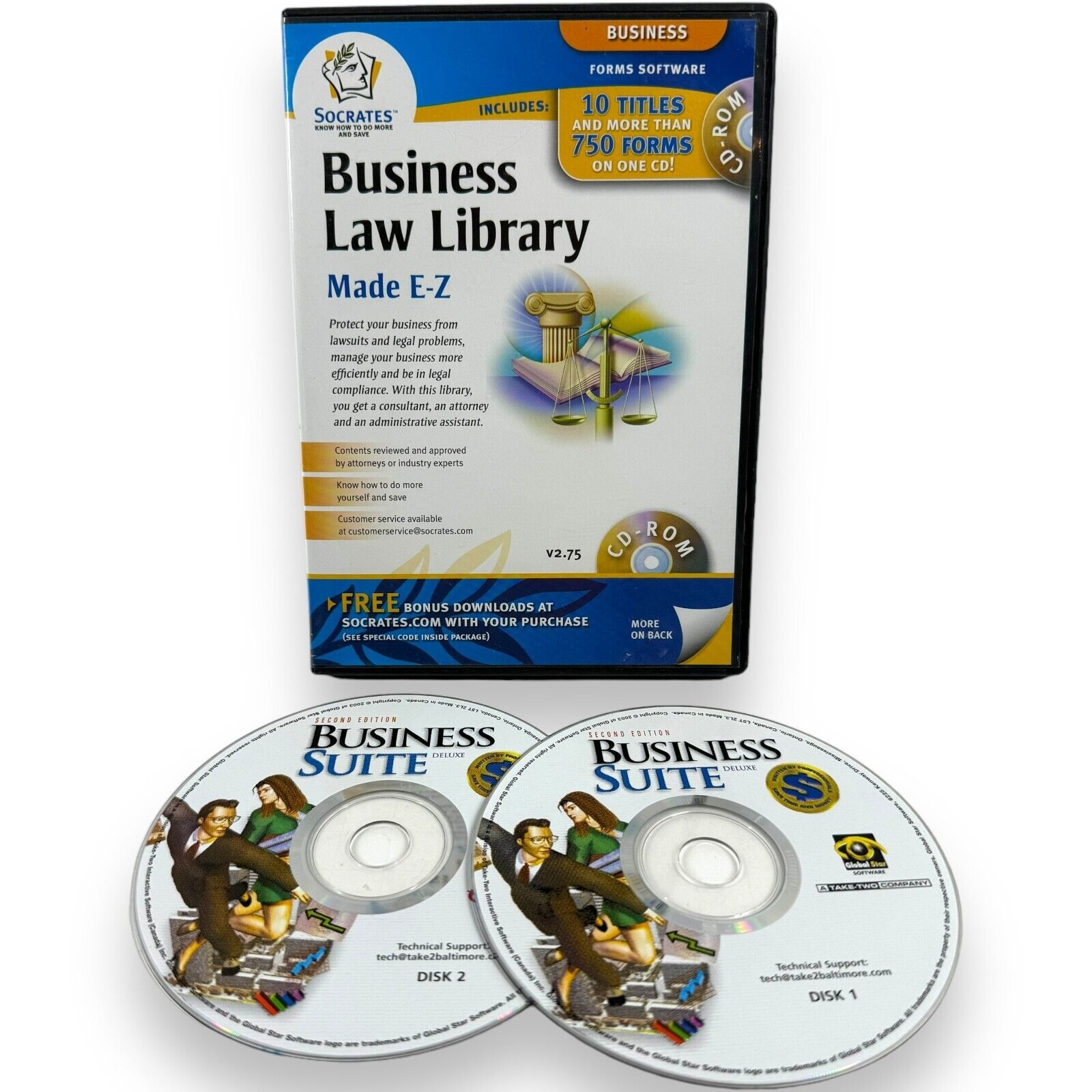 Socrates Business Law Library Made E-Z Business Kit 2004 with Business Suite