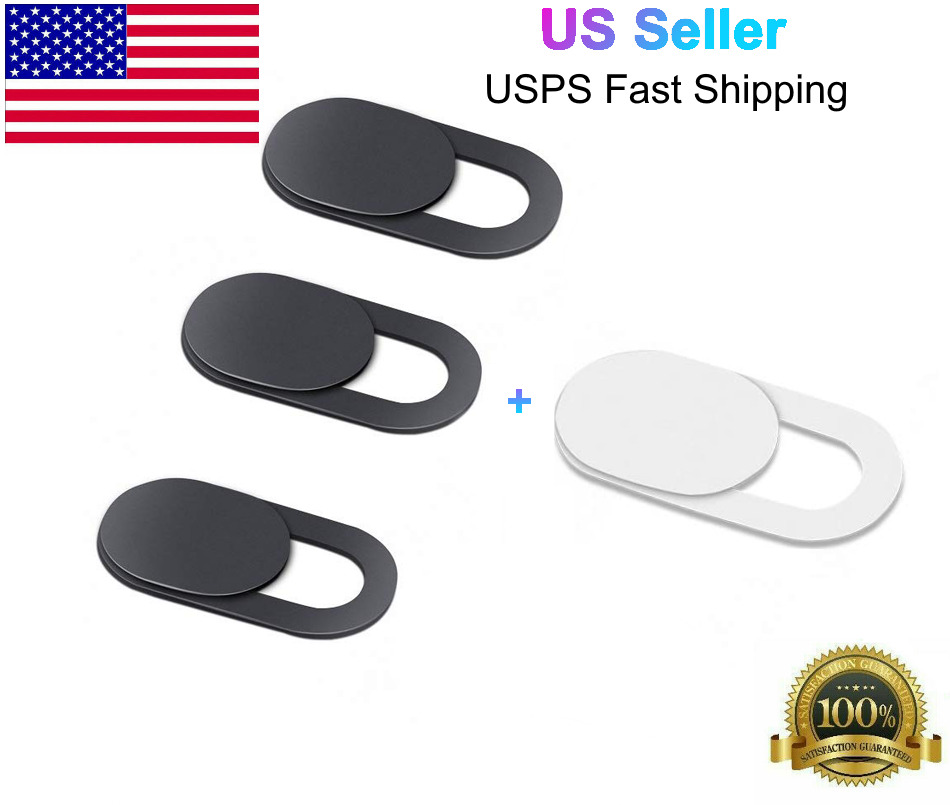 4 PCS WebCam Cover Slide Camera Privacy Security Protect Sticker for Most Device