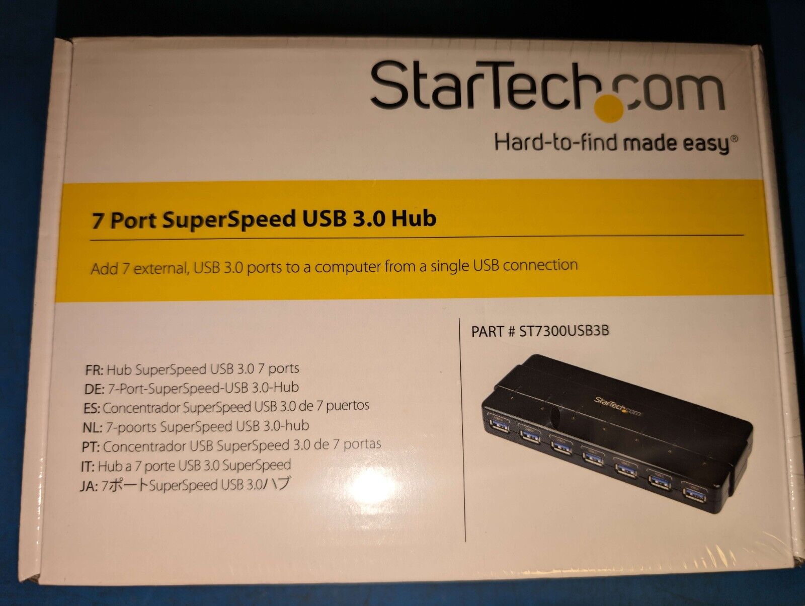 New Startech.com 7 Port SuperSpeed USB 3.0 Hub