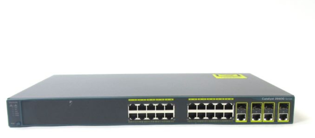NEW Cisco WS-C2960G-24TC-L Catalyst 2960 24-Port Gigabit Network Switch w/cords
