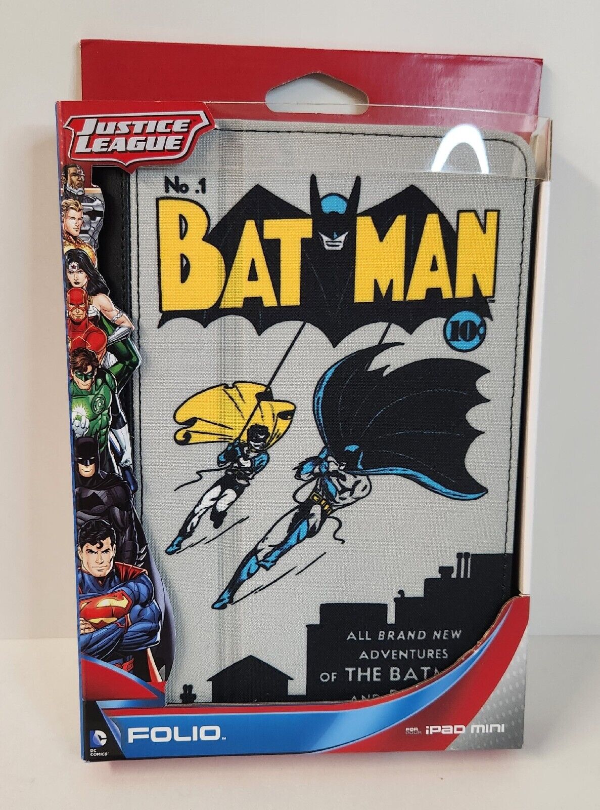 New Griffin iPad Mini Folio Case Batman Justice League (VTG style) DC Comics 16