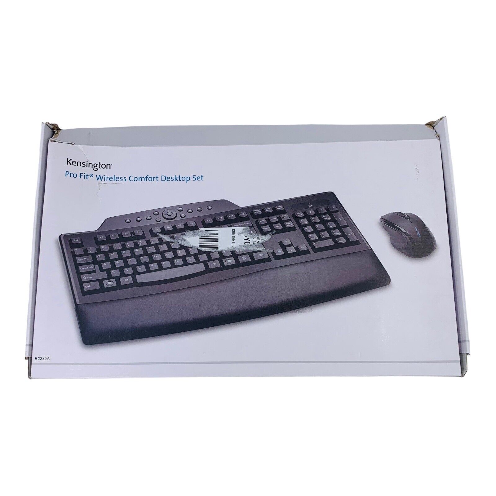 Kensington Pro Fit Wireless Comfort Desktop Set Black Keyboard & Mouse Combo