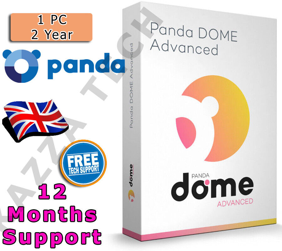 PANDA DOME ADVANCED Security 2019 1 PC USER 2 YEAR Activation UK License Key