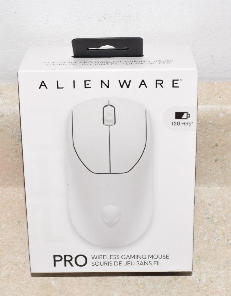 Alienware Pro Wireless Gaming Mouse Lunar Light - NEW & SEALED
