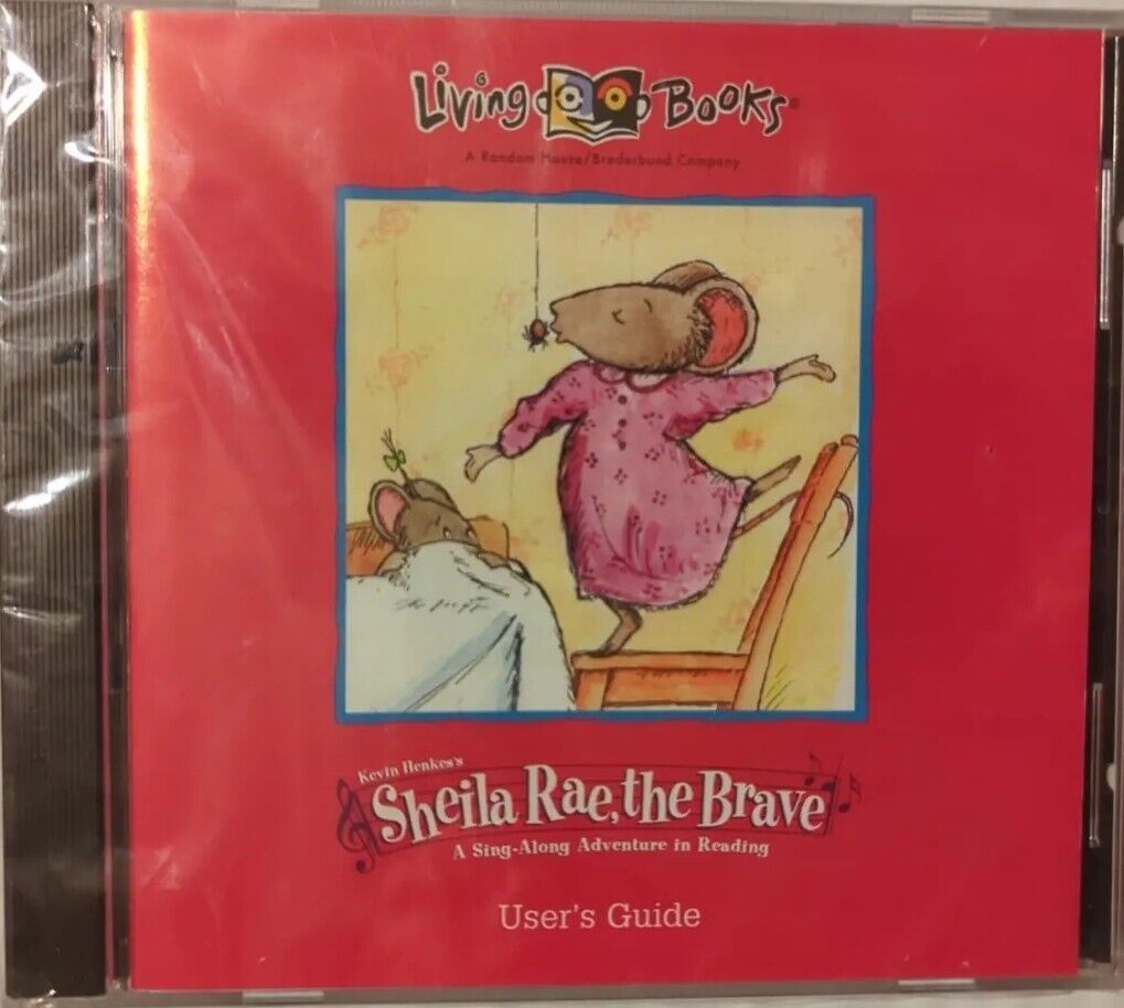 Sheila Rae: The Brave - Living Book PC Game  CD-ROM User\'s Guide SEALED free shp