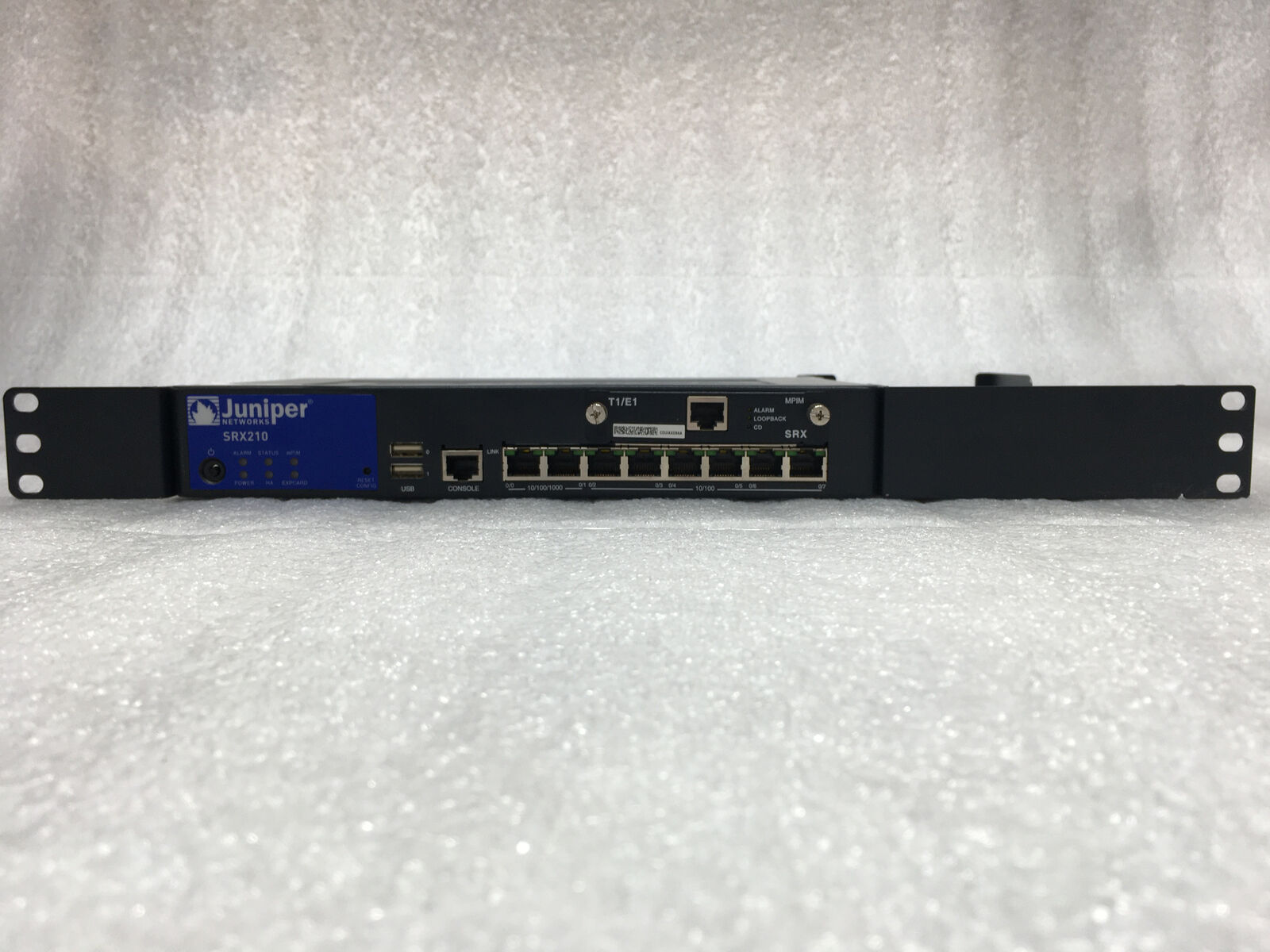 Juniper SRX210H SRX Series SRX210 Services Gateway VPN Firewall, w/MPIM Module