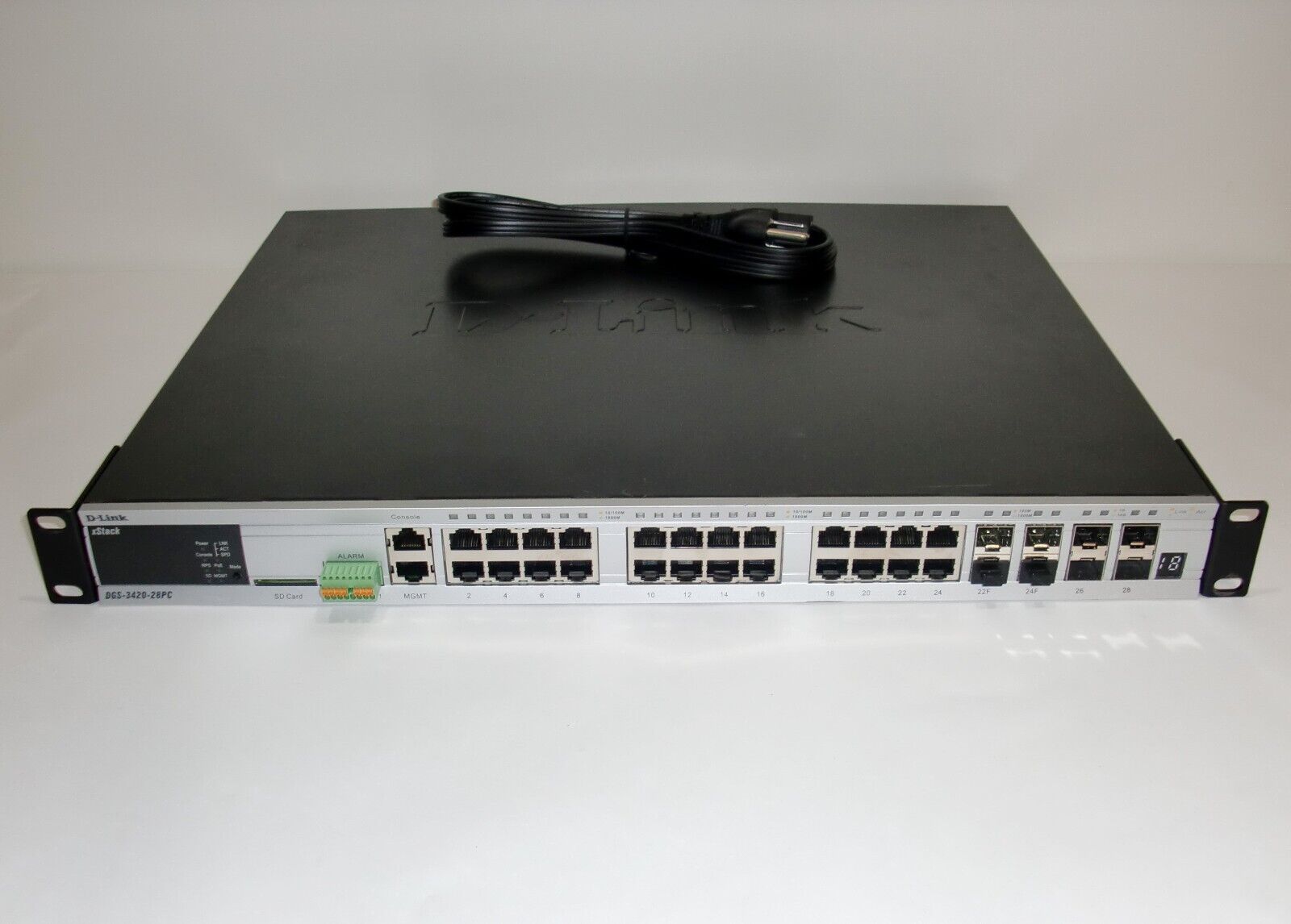 D-Link DGS-3420-28PC 28-Port xStack L2+ Managed Stackable PoE Gigabit Switch 24