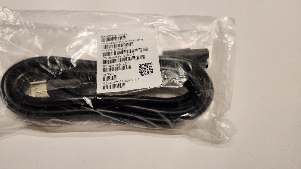 Cisco Switch Power Cord 8ft 14AWG IEC C15 Notched 3 Prong Supply for 3500 Series