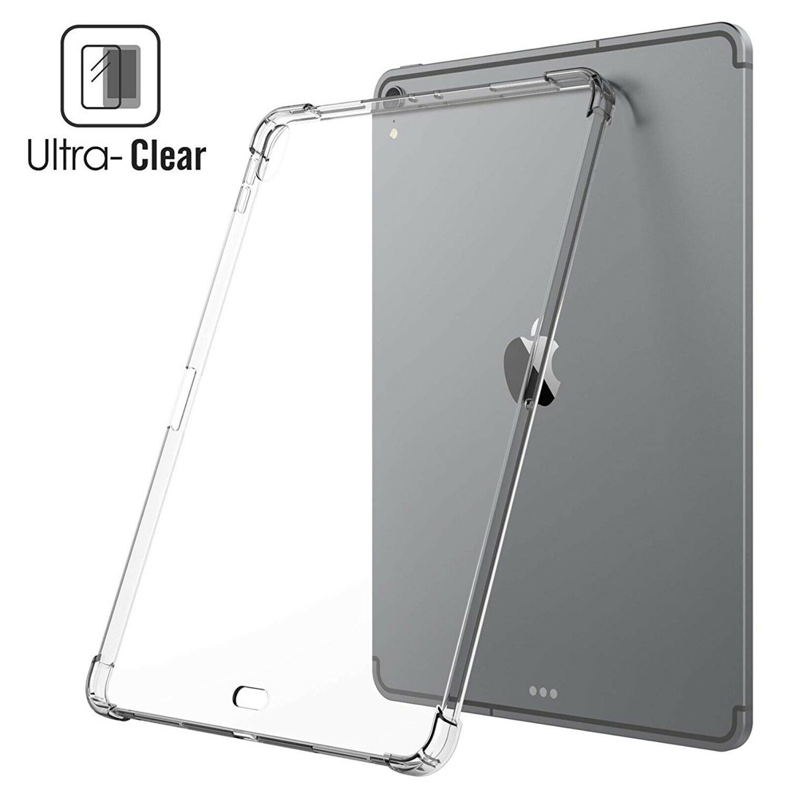 Semi-transparent Clear TPU Soft Case Cover For Apple iPad Air 2 iPad 6