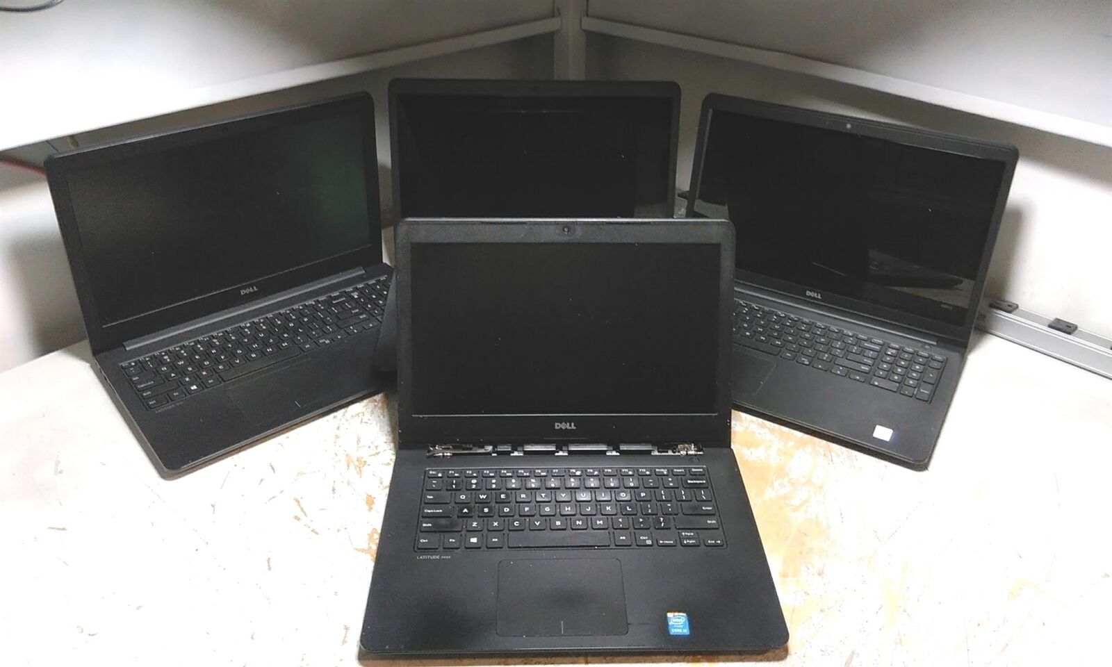 Defective Lot of 4 Dell Latitude 3550 3450 i3 i5 4th/5th Gen 4GB 0HD AS-IS