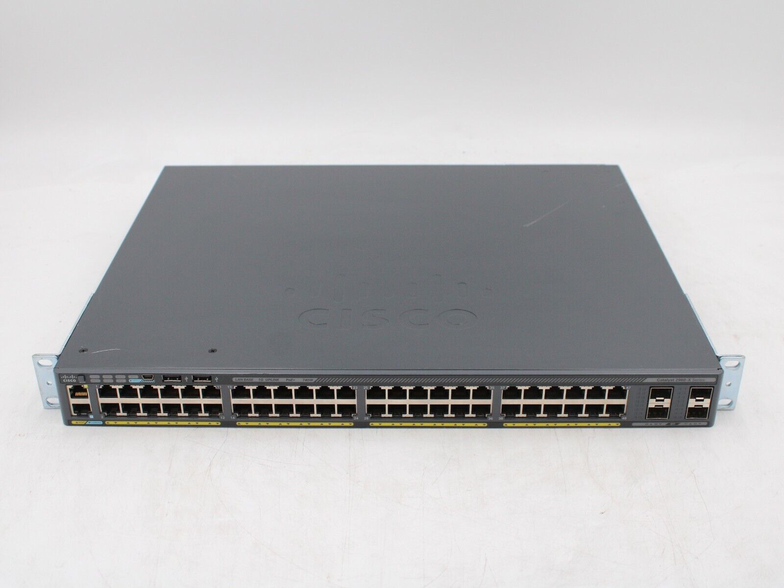 Cisco Catalyst WS-C2960X-48FPS-L  48 Port PoE Gigabit Ethernet Switch TESTED