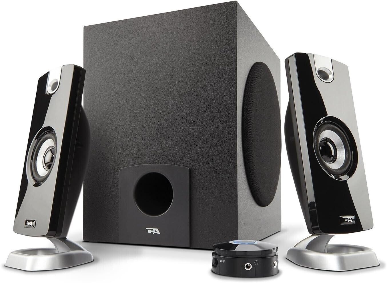Cyber Acoustics CA-3090 2.1 Speaker System with Subwoofer with 18W of Power