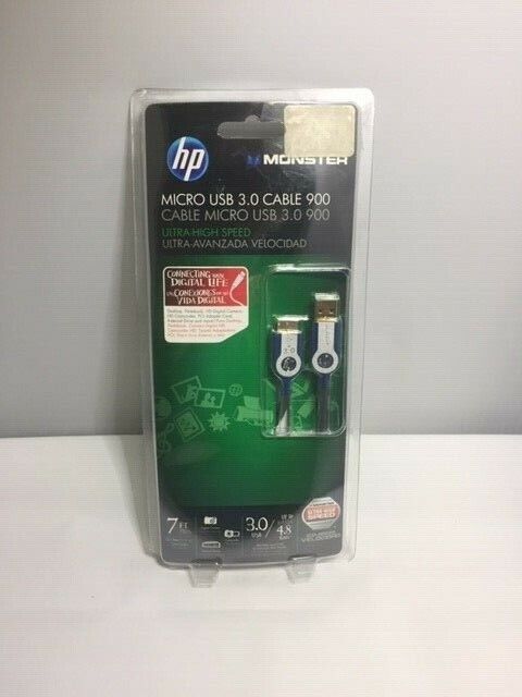 HP Monster Micro USB 3.0 Cable 900 7ft  Box of 8